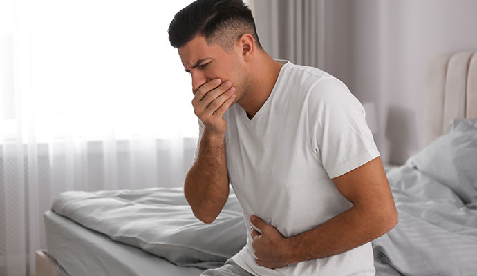 Dengue Disease Symptoms Nausea and weakness